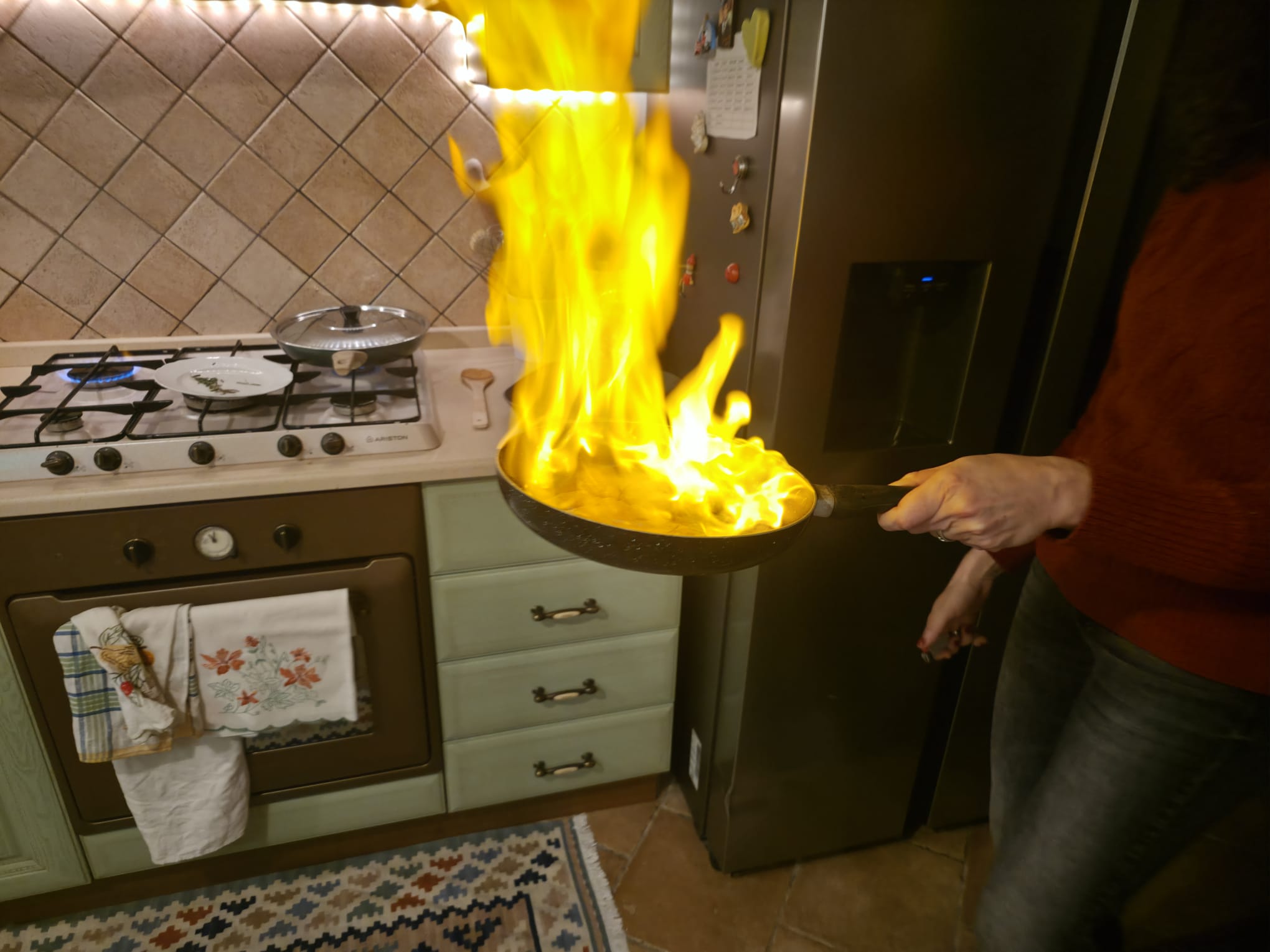 Fiammatura al Cognac - secondo scatto